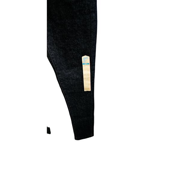 There Abouts Girls 7 Super Stretchy Jeggings Washed Black Skater Grunge New - Picture 3 of 8